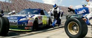2011 Kobalt Tools 400 Jimmie Johnson Jeff Gordon