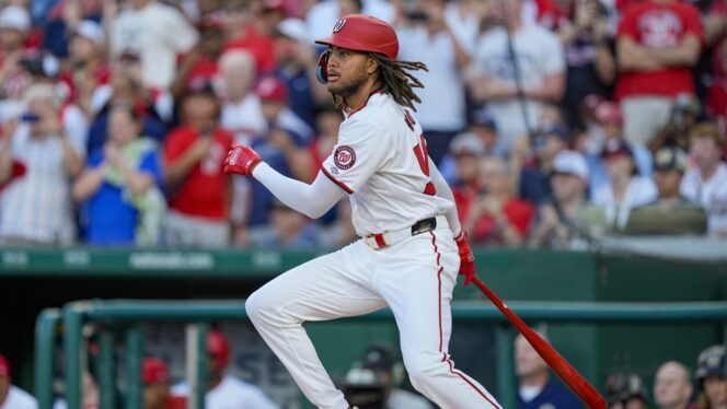 Seattle Mariners and Washington Nationals starting pitchers before their June 13, 2026 MLB game at Nationals Park