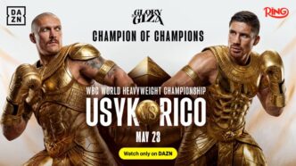Oleksandr Usyk vs Rico Verhoeven WBC heavyweight title fight at the Pyramids of Giza on May 23, 2026