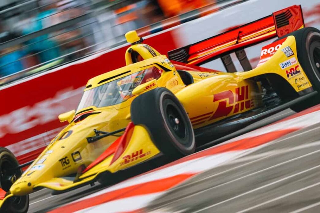 Alex Palou on pole for the 2026 Chevrolet Detroit Grand Prix IndyCar street race
