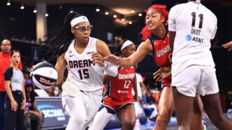 Angel Reese and the Atlanta Dream face the Chicago Sky at Wintrust Arena on June 9, 2026.