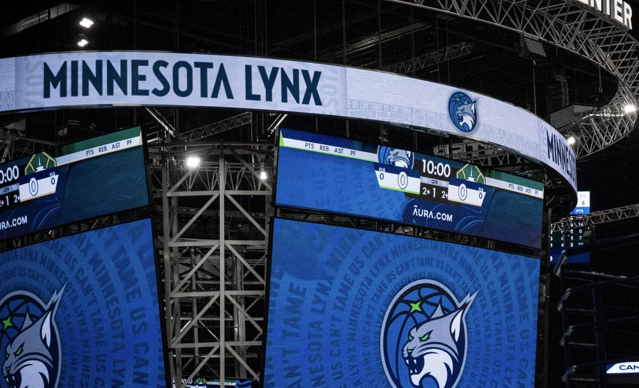 Phoenix Mercury and Minnesota Lynx players compete during a WNBA game ahead of their July 13, 2026 matchup at Target Center.