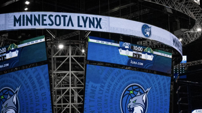 Phoenix Mercury and Minnesota Lynx players compete during a WNBA game ahead of their July 13, 2026 matchup at Target Center.